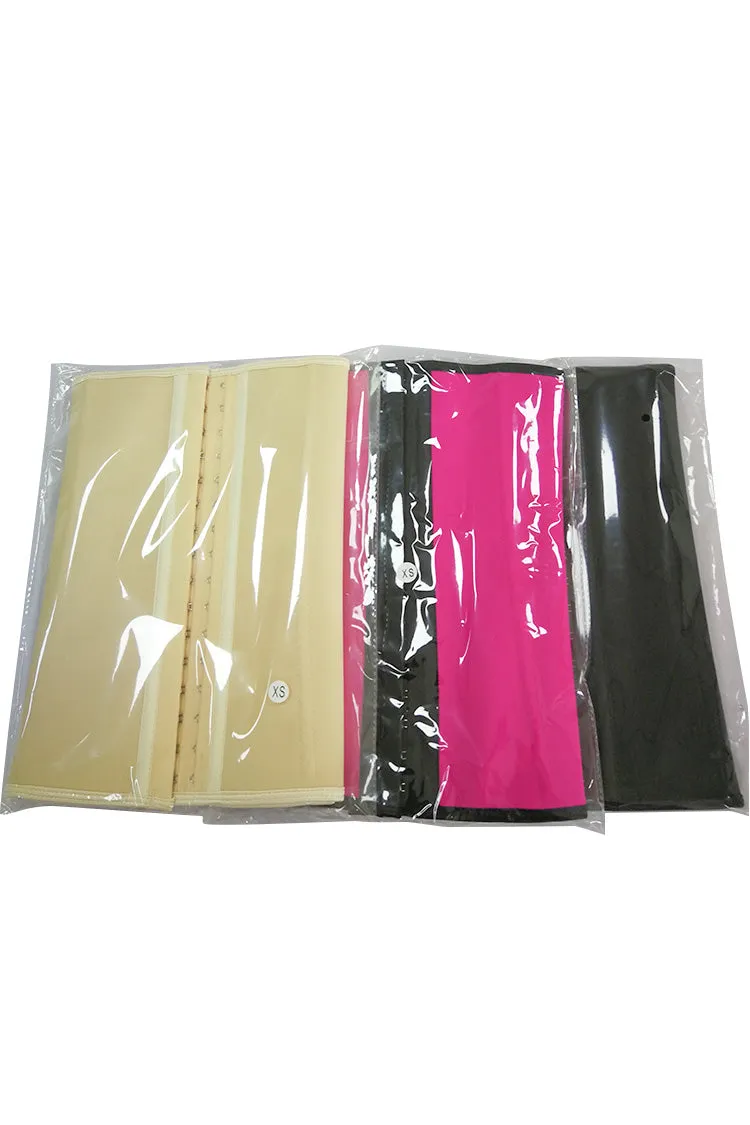 Natural Latex Waist Cincher 9 Steel Boned