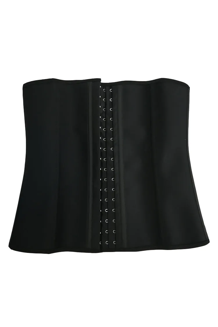 Natural Latex Waist Cincher 9 Steel Boned