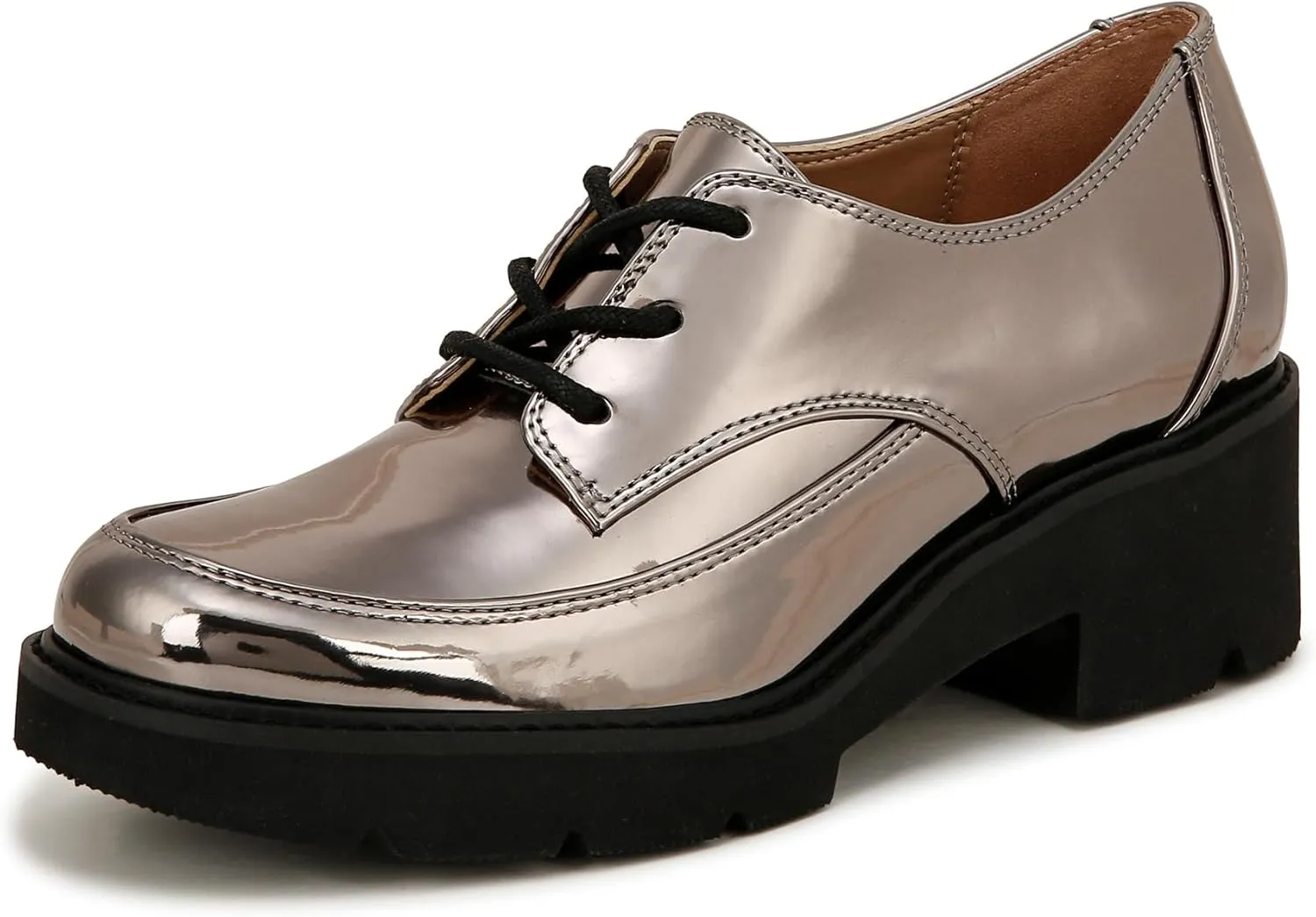 Naturalizer Women's Darry Lace-Up Lug Sole Oxford Loafer