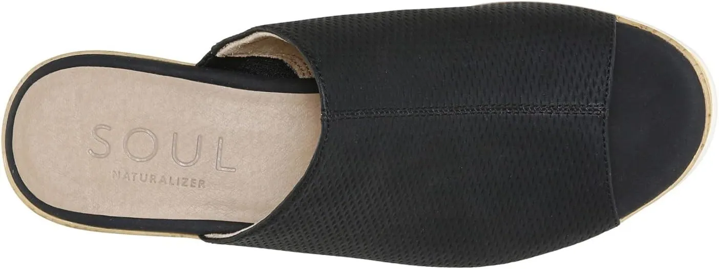 Naturalizer Women's Goodtimes Mule Slip on Wedge Sandal Slide