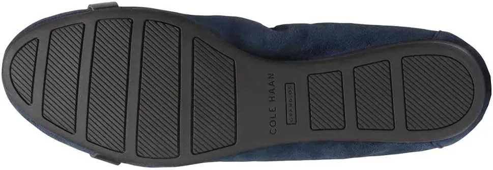 Navy Ballet Slip Client-focused service Blazer Rounded Toe Haan Flats Suede Friendly support Cole Classic Tova On