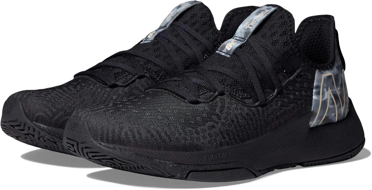 New Balance Women's FuelCell 100 V1 Cross Trainer, Black/Rose Gold Metallic, 10.5 Wide