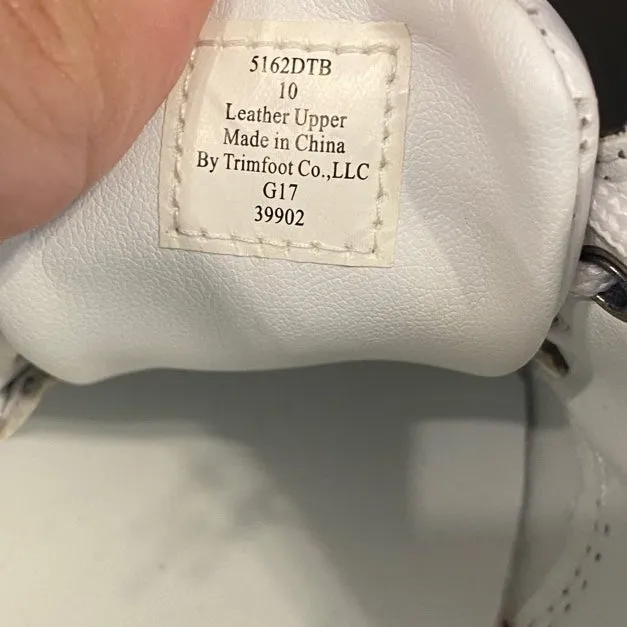 New size 10 leather saddle oxfords Baby Deer 5162 Conner Saddle Shoe