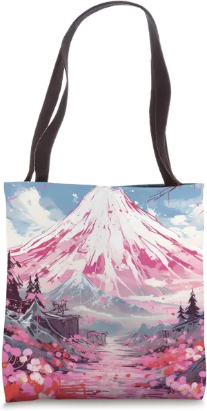 Nihon's Symphony Sakura by the Mountain Stream Ballet Tote Bag