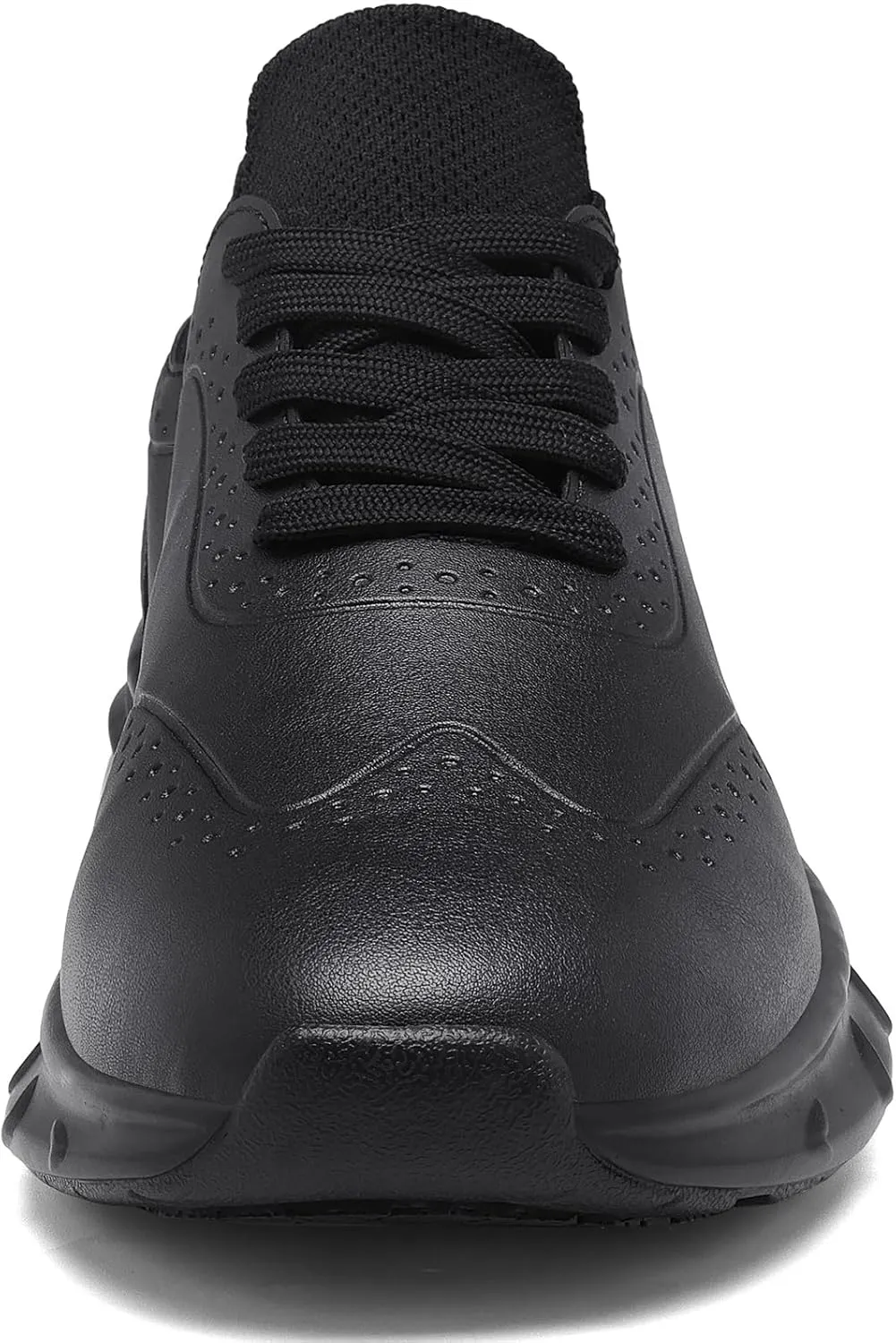 Non Slip Work Shoes for Men Women, Slip Resistant Sneakers Casual Comfort Walking Chef Kitchen, Slip-on Waterproof Food Service Shoes