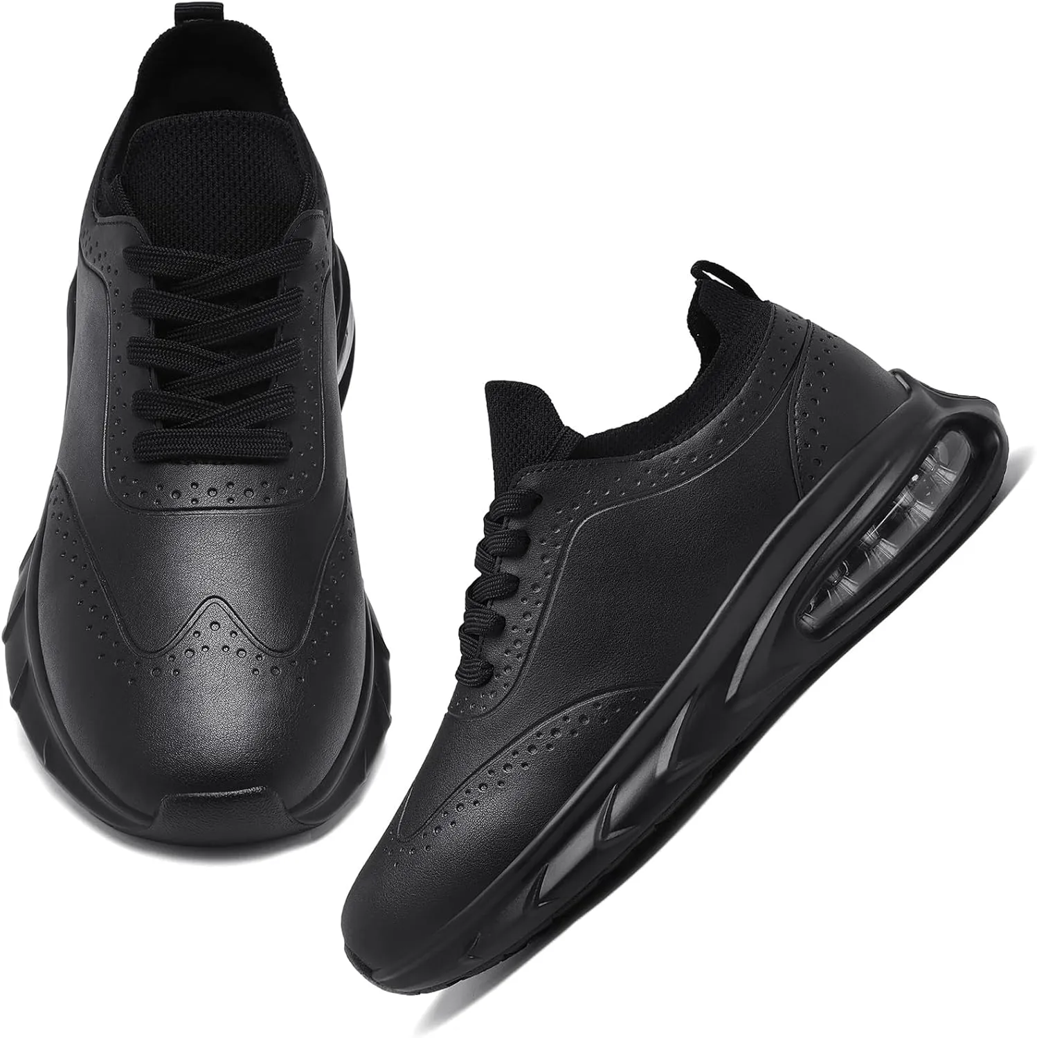 Non Slip Work Shoes for Men Women, Slip Resistant Sneakers Casual Comfort Walking Chef Kitchen, Slip-on Waterproof Food Service Shoes