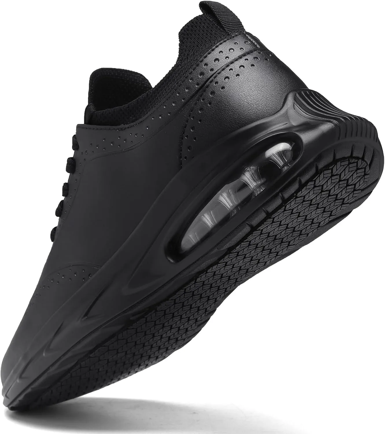 Non Slip Work Shoes for Men Women, Slip Resistant Sneakers Casual Comfort Walking Chef Kitchen, Slip-on Waterproof Food Service Shoes