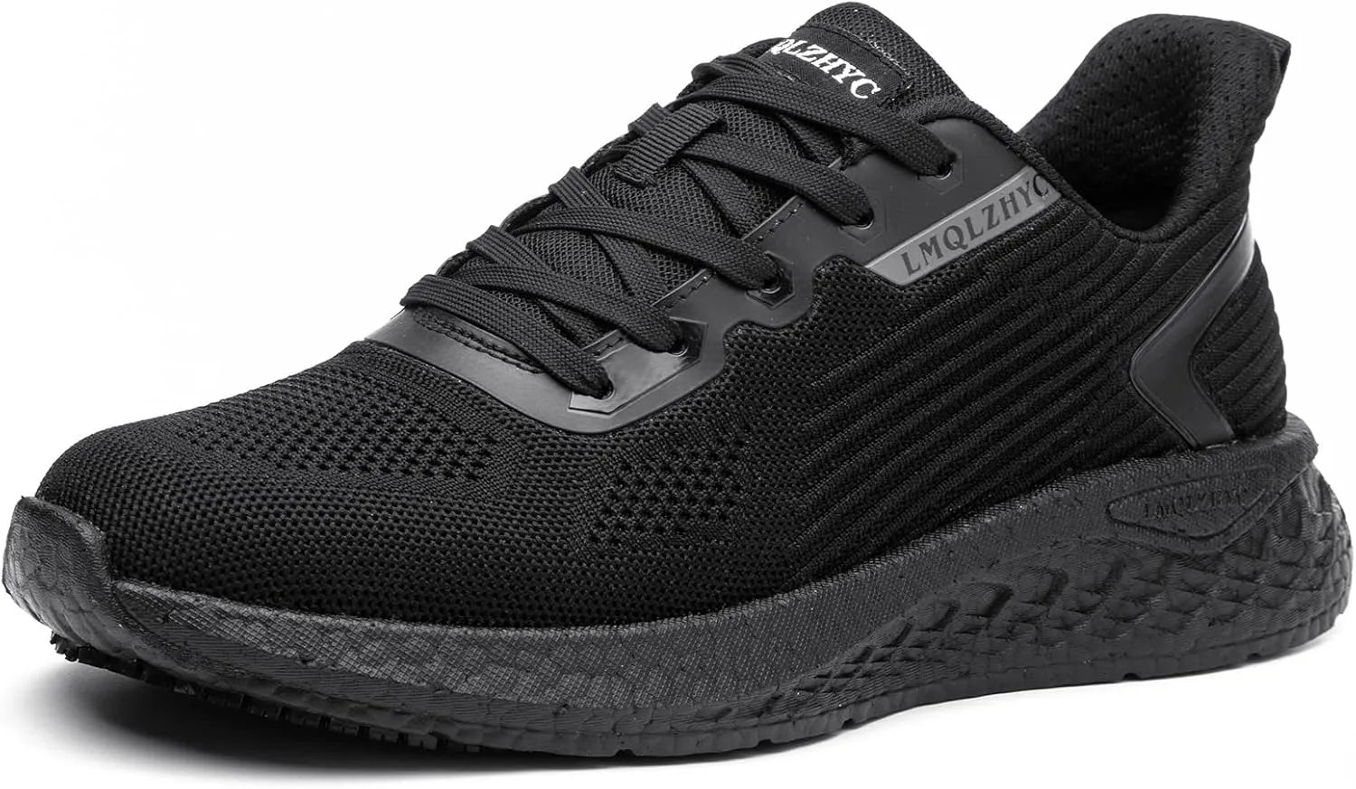 Non Slip Work Shoes Women Food Service Black Slip Resistant Lace up Shoe
