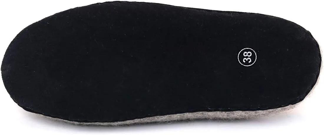 Nootkas Women's Felted Merino Wool 'Astoria' Mule House Slipper