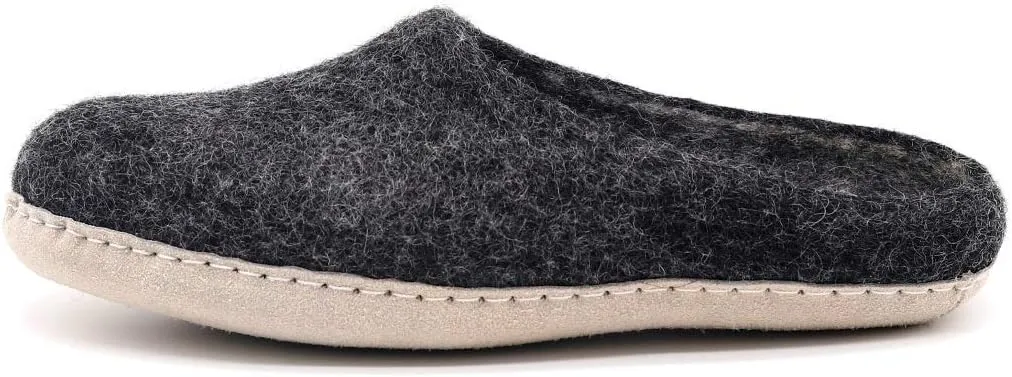Nootkas Women's Felted Merino Wool 'Astoria' Mule House Slipper