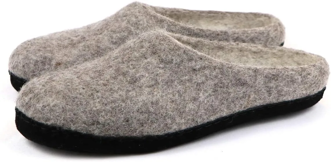 Nootkas Women's Felted Merino Wool 'Astoria' Mule House Slipper