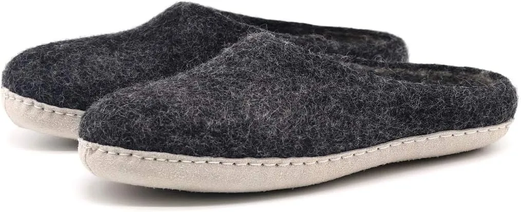 Nootkas Women's Felted Merino Wool 'Astoria' Mule House Slipper