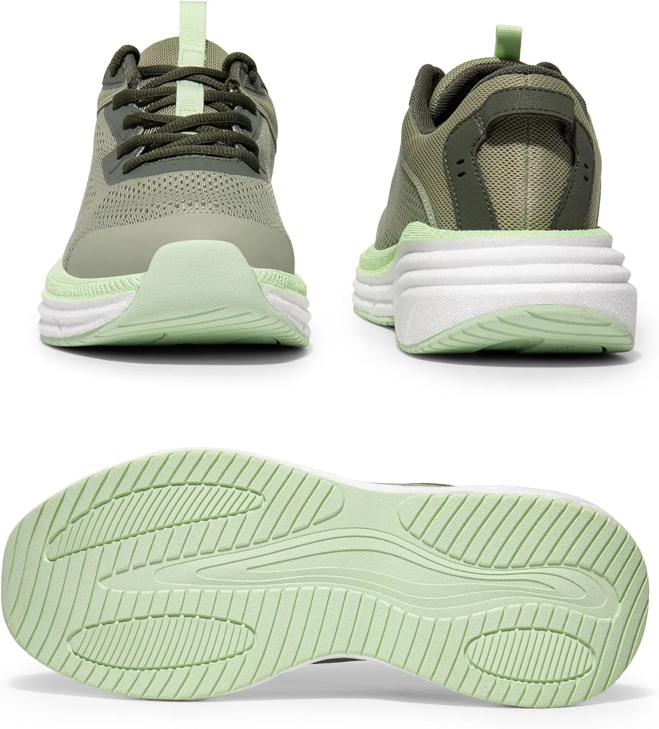 NORTIV 8 Men's Running Walking Tennis Shoes Comfortable Cushioning Non-Slip Breathable Athletic Gym Workout Cross Trainer Jogging Sneakers