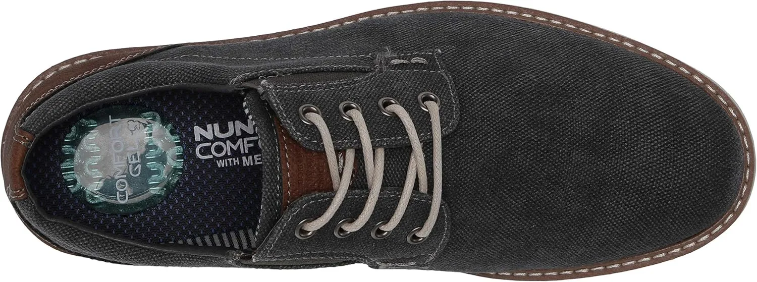 Nunn Bush Men's Barklay Canvas Plain Toe Oxford Lace Up