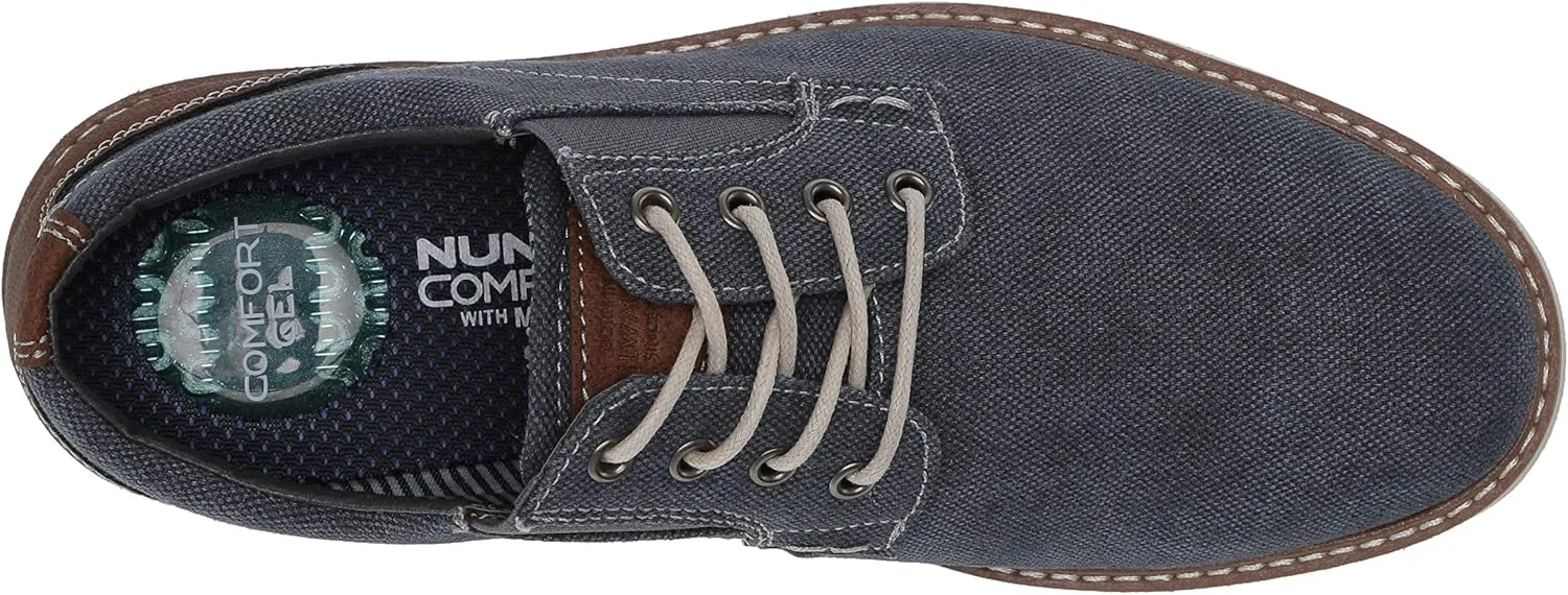 Nunn Bush Men's Barklay Canvas Plain Toe Oxford Lace Up