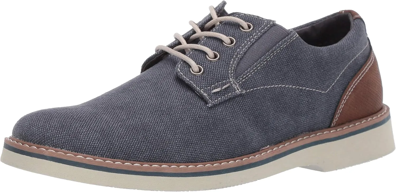 Nunn Bush Men's Barklay Canvas Plain Toe Oxford Lace Up