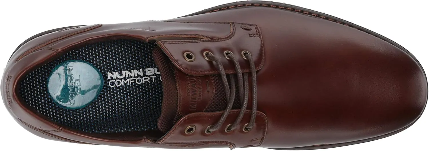 Nunn Bush Men's Denali Plain Toe Waterproof Oxford