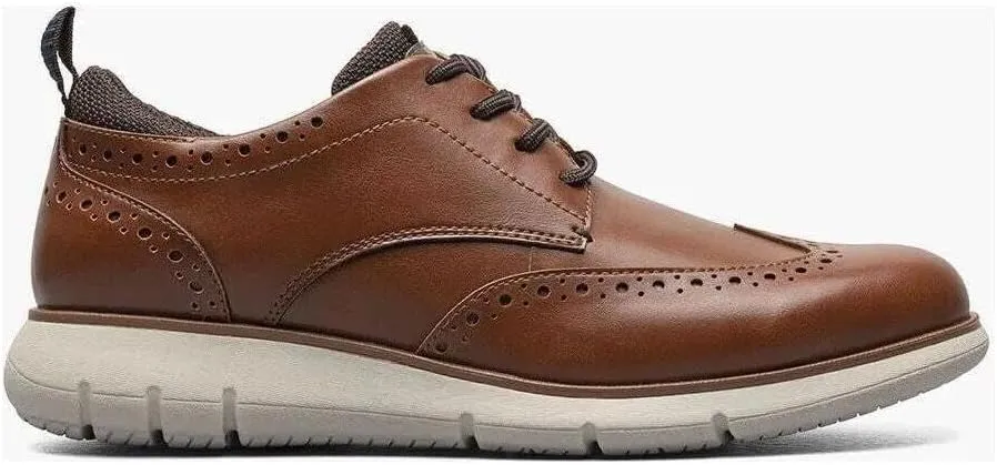 Nunn Bush Men's Stance Wingtip Oxford Brogue Detail Lightweight Comfortable Lace Up