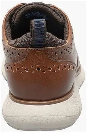 Nunn Bush Men's Stance Wingtip Oxford Brogue Detail Lightweight Comfortable Lace Up