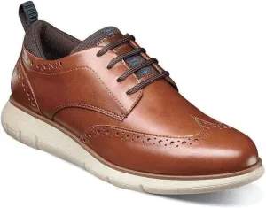 Nunn Bush Men's Stance Wingtip Oxford Brogue Detail Lightweight Comfortable Lace Up