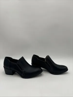 NWOB Women’s Eurosoft Augusta Heeled Loafers Black Size 6M/37