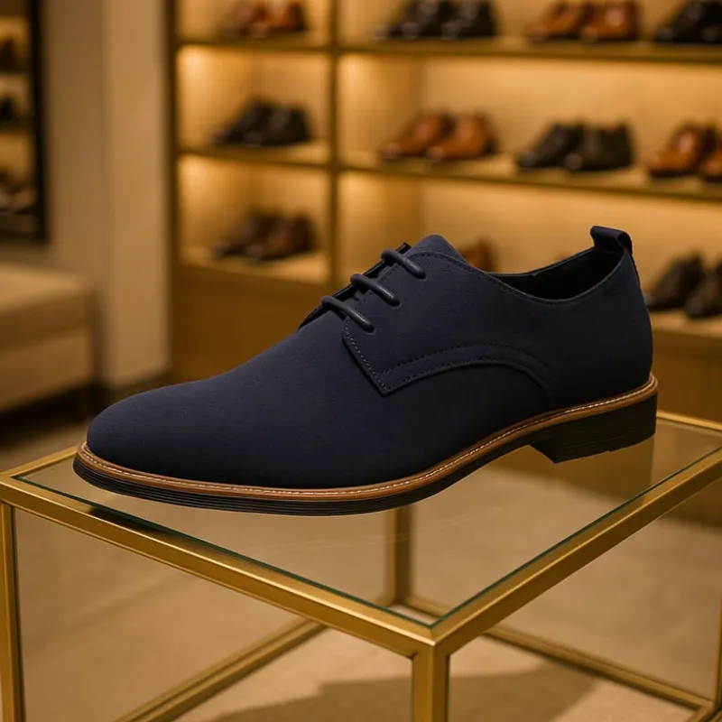 Oban | Men's Luxury Suede Leather Oxford Shoes