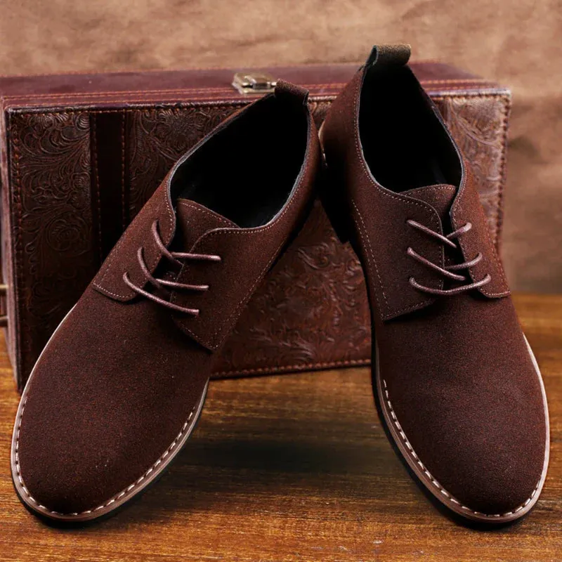 Oban | Men's Luxury Suede Leather Oxford Shoes