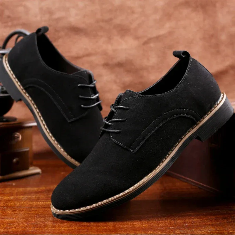 Oban | Men's Luxury Suede Leather Oxford Shoes
