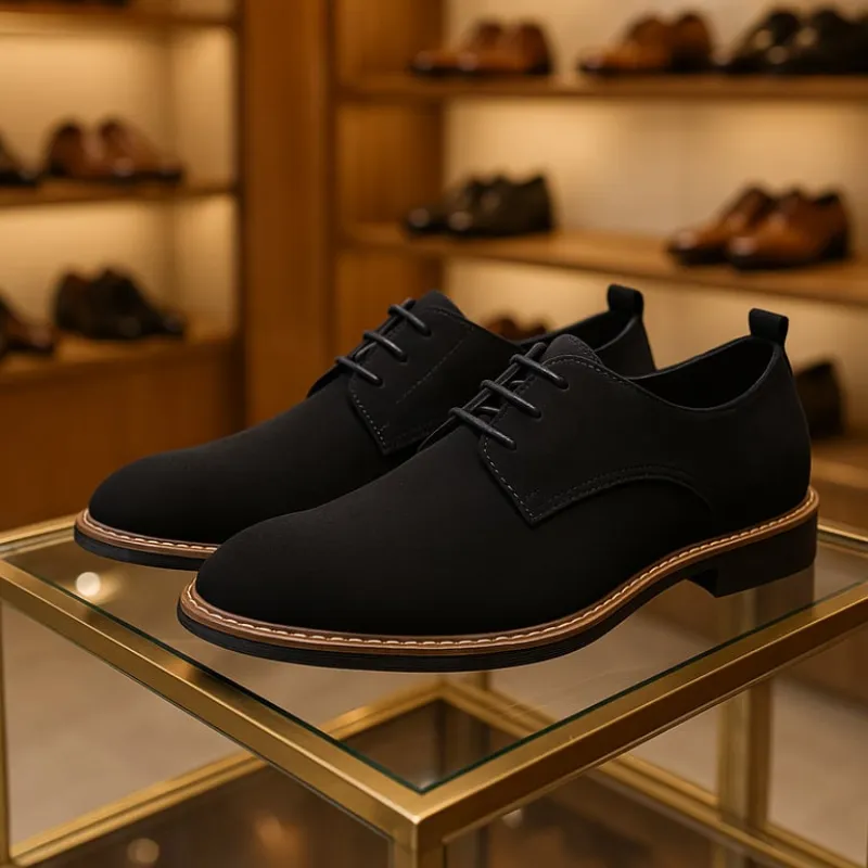 Oban | Men's Luxury Suede Leather Oxford Shoes