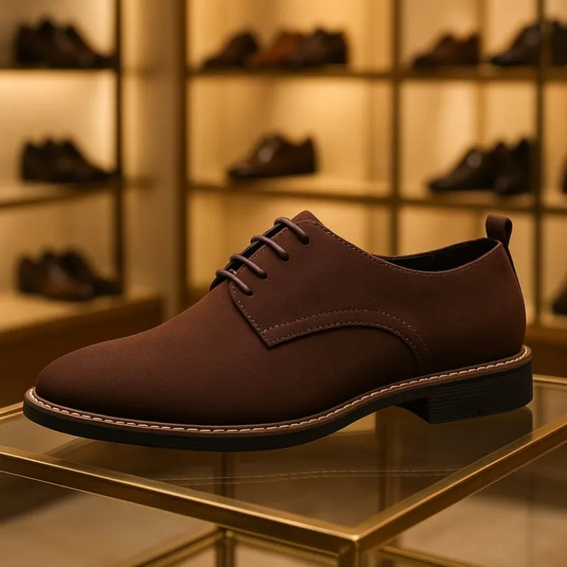 Oban | Men's Luxury Suede Leather Oxford Shoes
