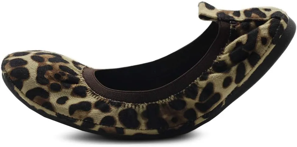 Ollio Women's Shoes Faux Suede Comfort Ballet Flat