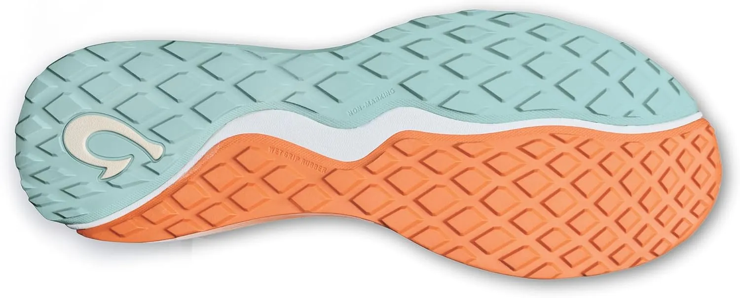 OLUKAI Wailuku Women's Athletic Sneakers, Lightweight & Breathable Mesh, Comfort Fit & Wet Grip Rubber Soles, All-Day Comfort & Supportive