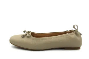 Onyx  Taupe Pebbled Square Toe Ballet Flat 160