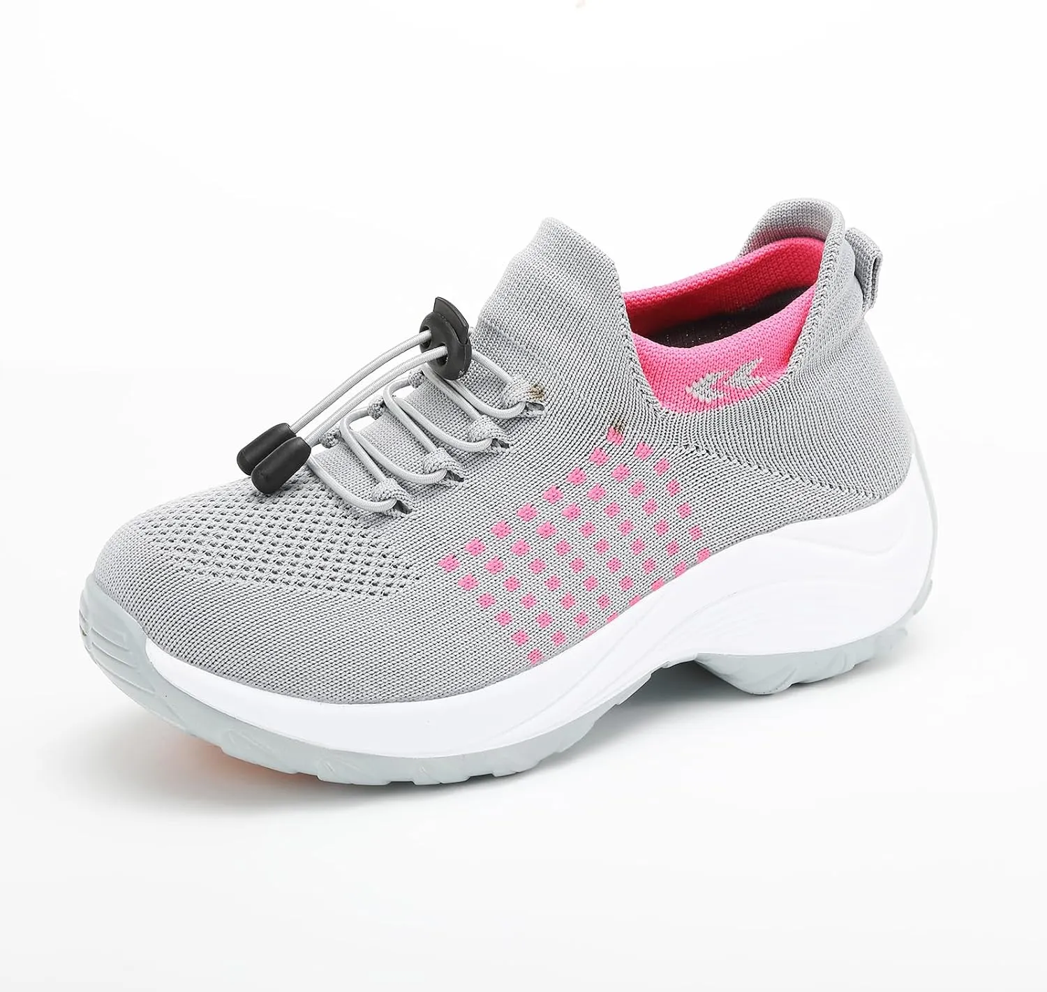 Orthopedic Shoes for Women Men Adjustable Elastic Strap Breathable Sneakers,Lightweight Non Slip Air Cushion Running Walking Sneakers,Outdoor Athletic Waterproof Soles Shoes with Arch Support