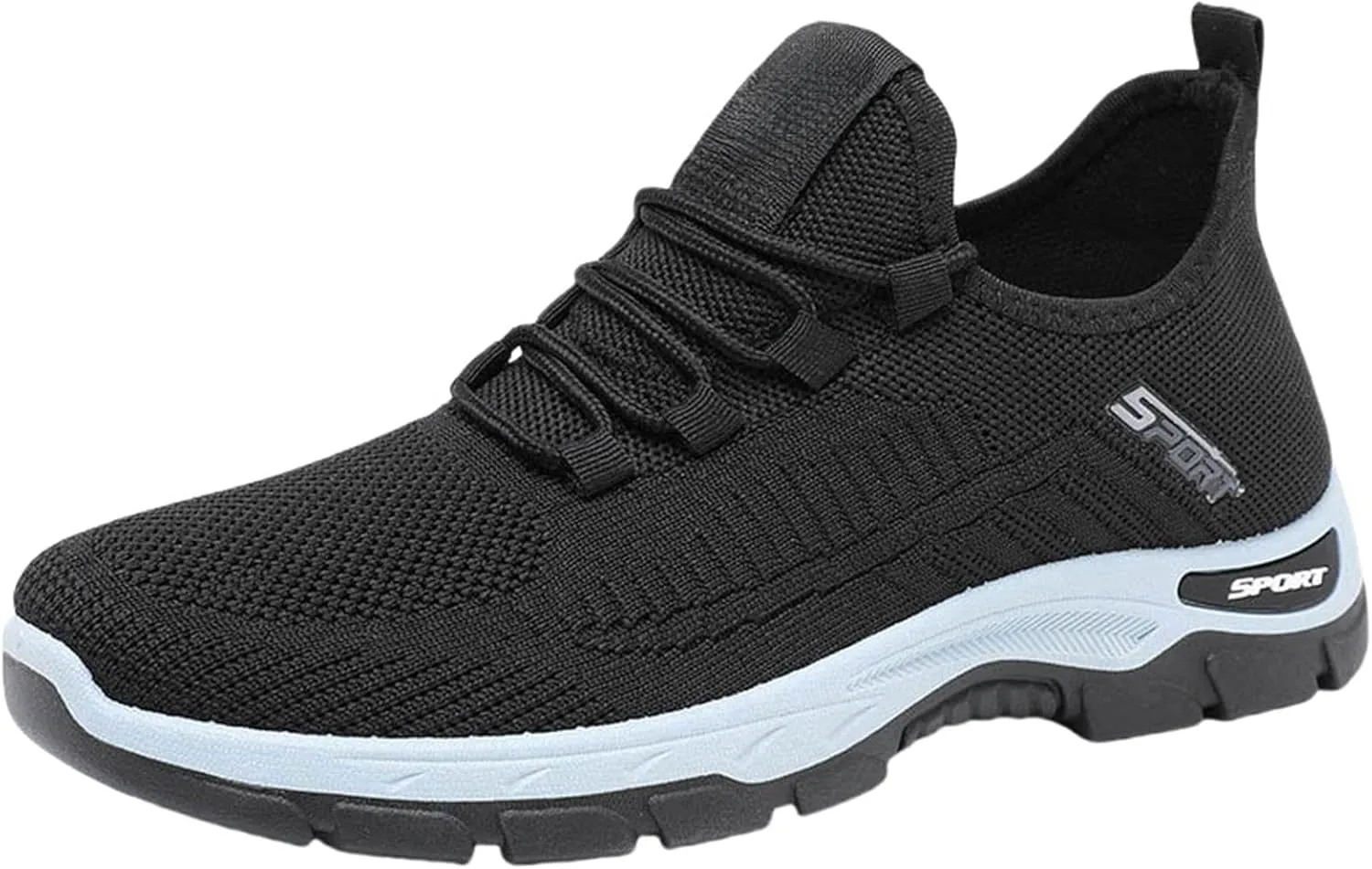 Orthopedic Shoes Slip On Mesh Breathable Wide Toe Box Sneakers Arch Support Non-Slip Walking Sneakers Gym Tennis Athletic Workout Trainer Comfortable Diabetes Shoes