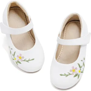 Otter MOMO Toddler/Little Girls Mary Jane Ballerina Flats Shoes Slip-on School Party Dress Shoes