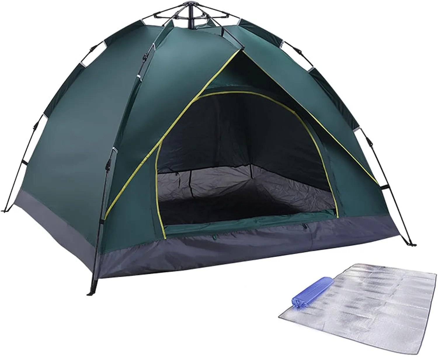 Outdoor Camping Tents,Automatic Tents That Can Accommodate 2 to 4 People,Quick Pop-Up Sunscreen Camping Tents Quick Installation of Tents for Family