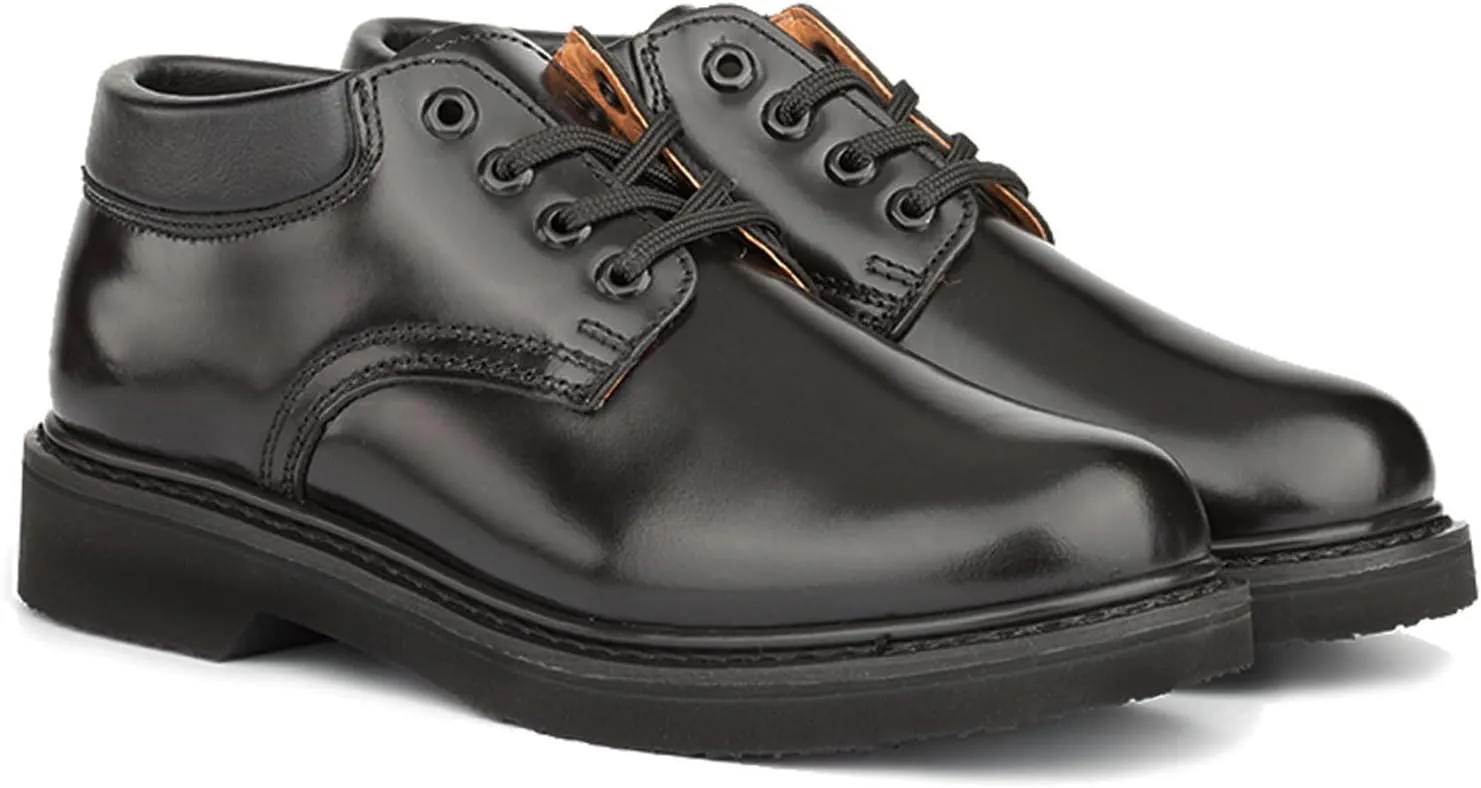 Oxford Men's Black Slip Resistant Durable Fashion Breathable EH Work Shoes 82102