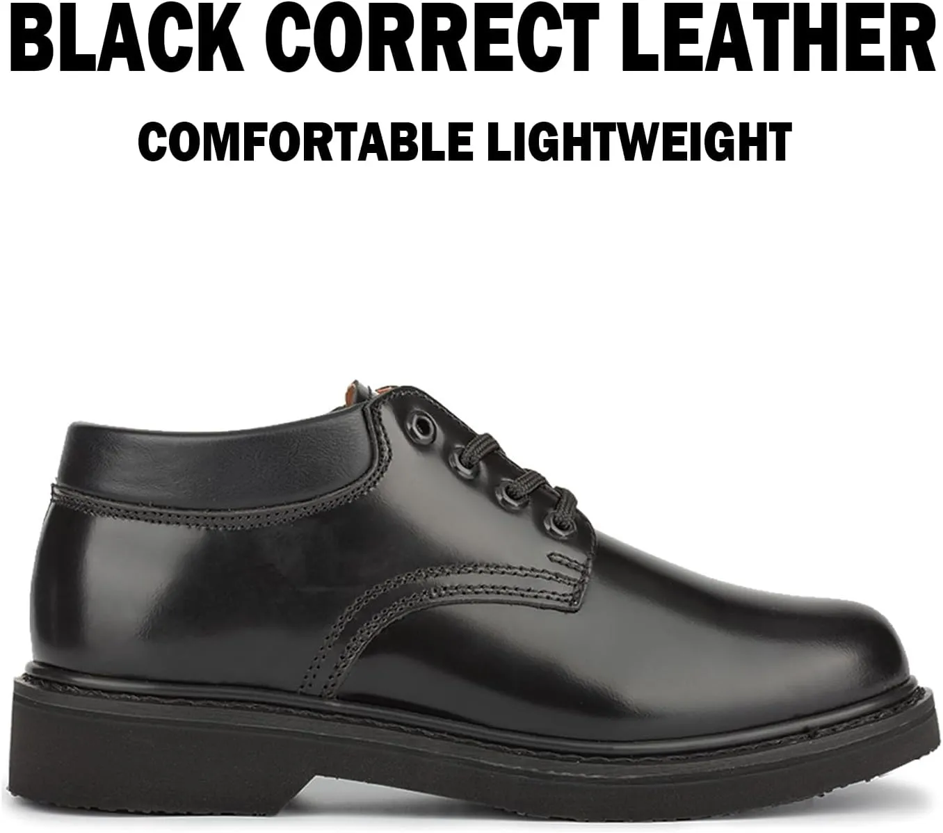 Oxford Men's Black Slip Resistant Durable Fashion Breathable EH Work Shoes 82102