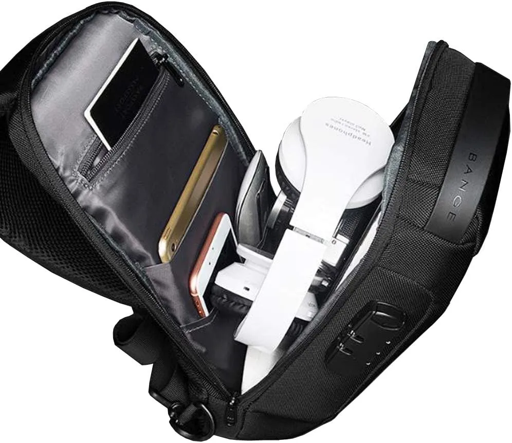 Oxford Sling Bag Backpack Crossbody Chest Pack for Men Women