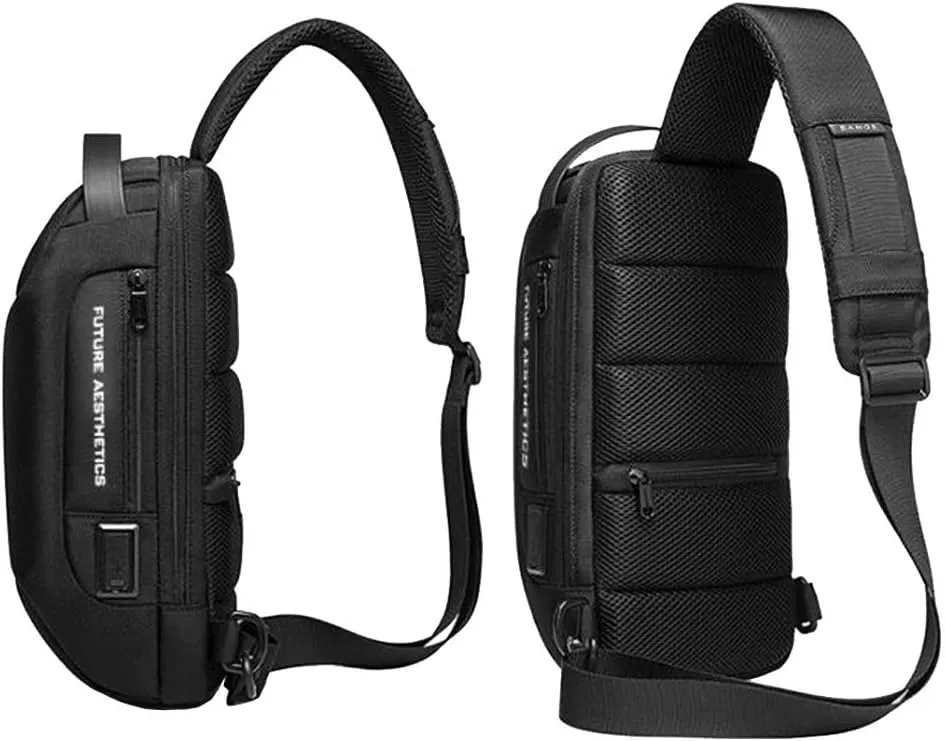 Oxford Sling Bag Backpack Crossbody Chest Pack for Men Women
