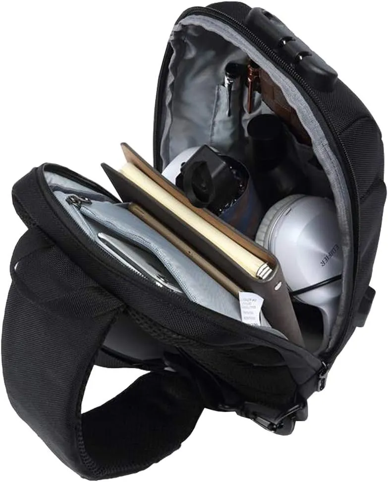 Oxford Sling Bag Backpack Crossbody Chest Pack for Men Women