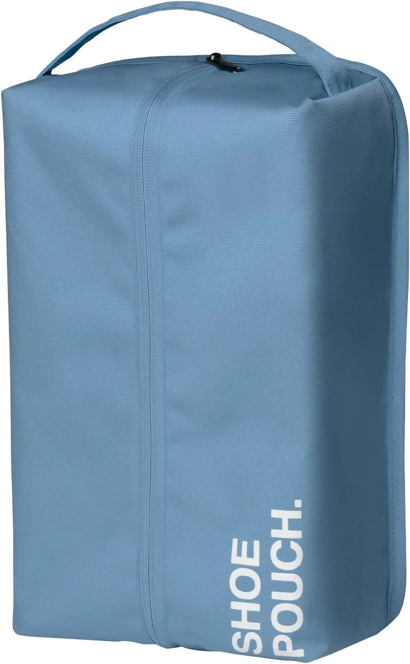 pack all Water-Resistant Shoe Bag for Travel, Stylish Shoe Pouch for Gym, Odor-Resistant Soccer Cleats Bag for Sport (Dark Blue)