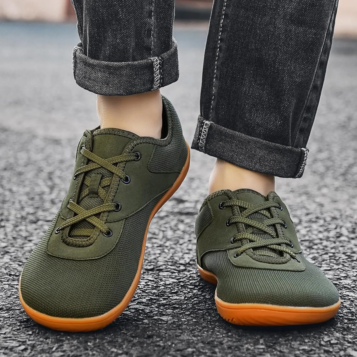 Padgene Wide Barefoot Minimalist Shoes for Women Men | Zero Drop Sole | Width Fashion Sneaker Wide Toe Box Cross-Trainer Lightweight Walking Casual Comfortable Running Shoes
