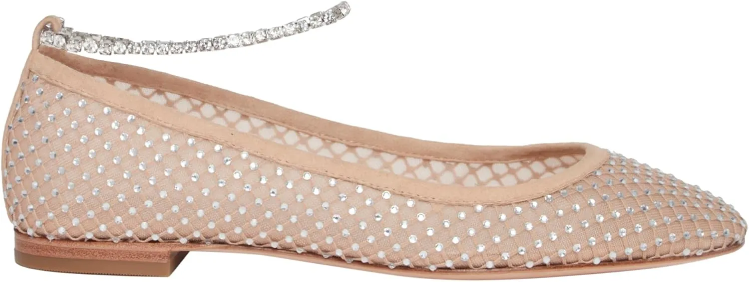 PAIGE Women's Janine with Rhinestone Flat Ballet
