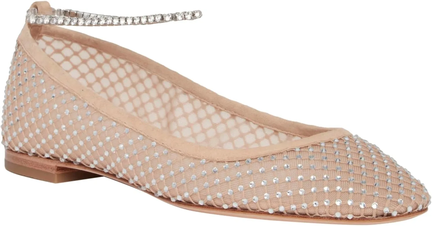 PAIGE Women's Janine with Rhinestone Flat Ballet