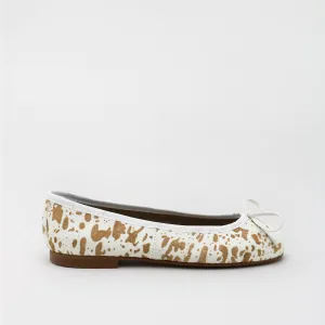 Papanatas Pony Hair Ballet Flat