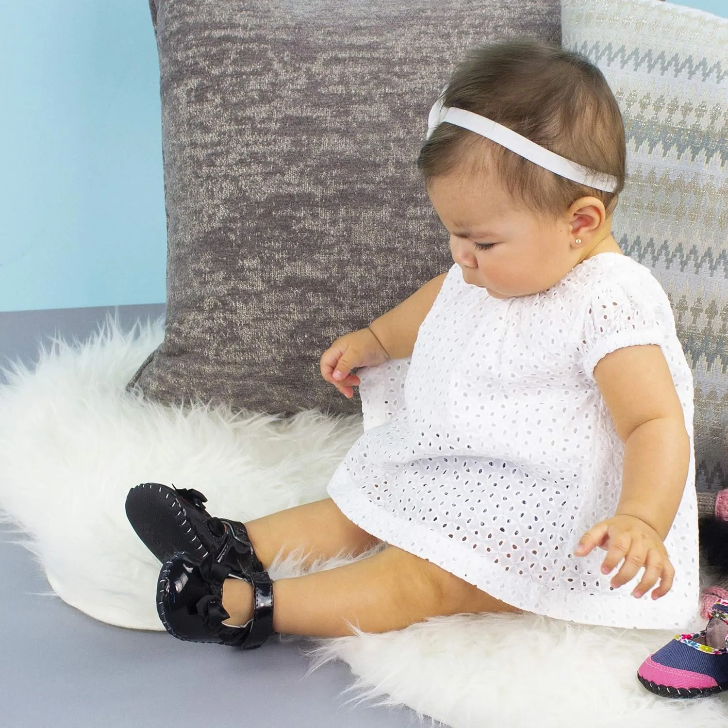 pediped Unisex-Child Mary Jane Crib Shoe