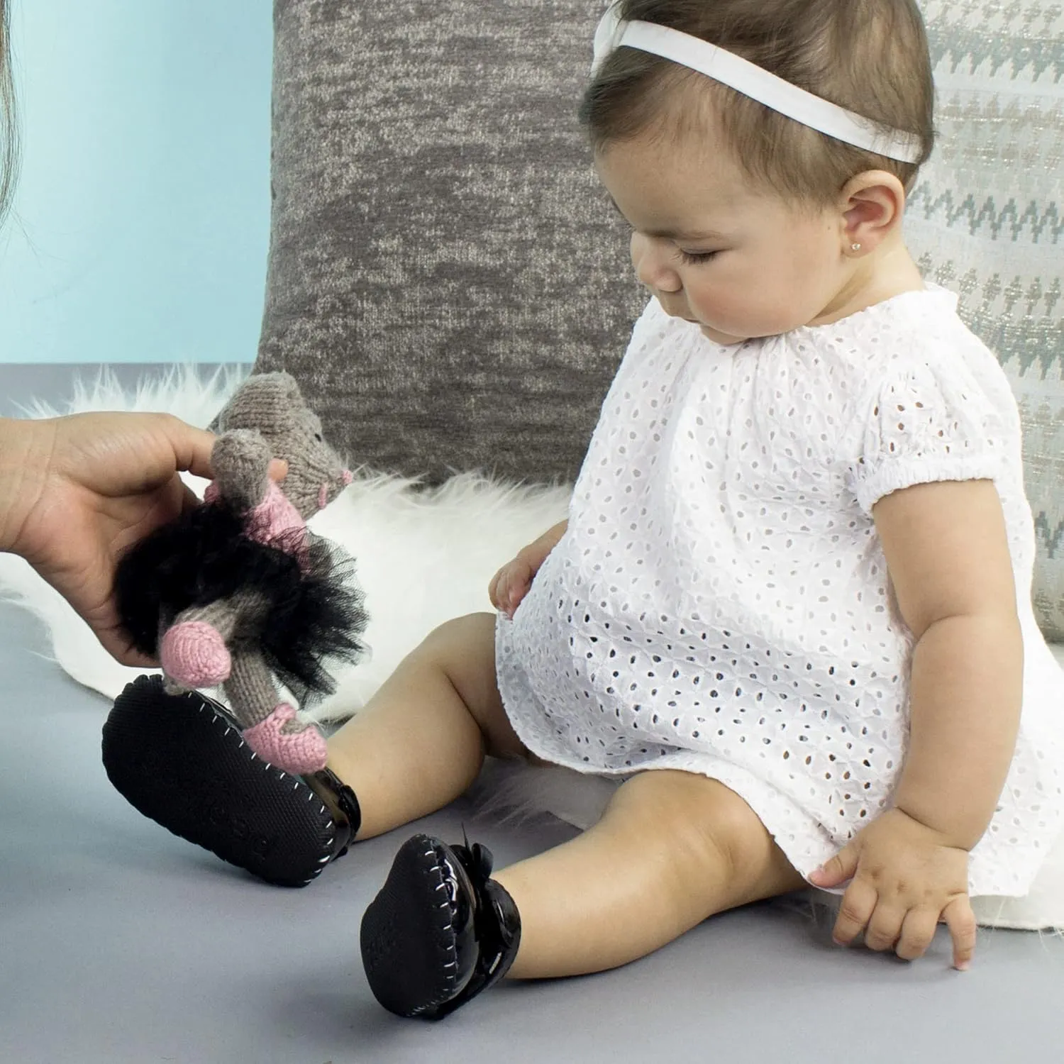 pediped Unisex-Child Mary Jane Crib Shoe