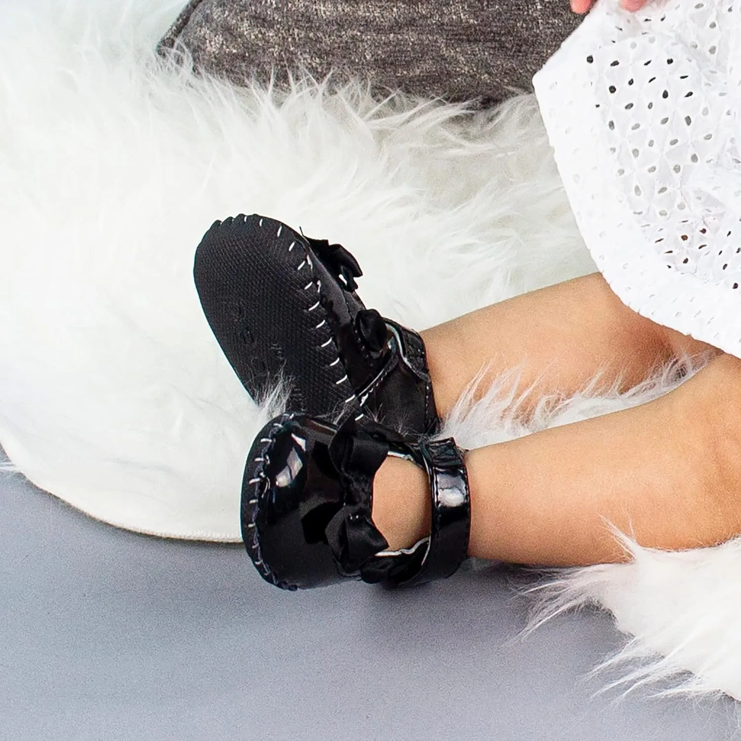 pediped Unisex-Child Mary Jane Crib Shoe